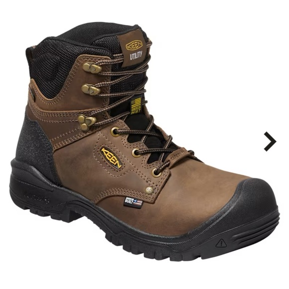 Brand New KEEN Utility Men's Brown Work Boots. Size 12